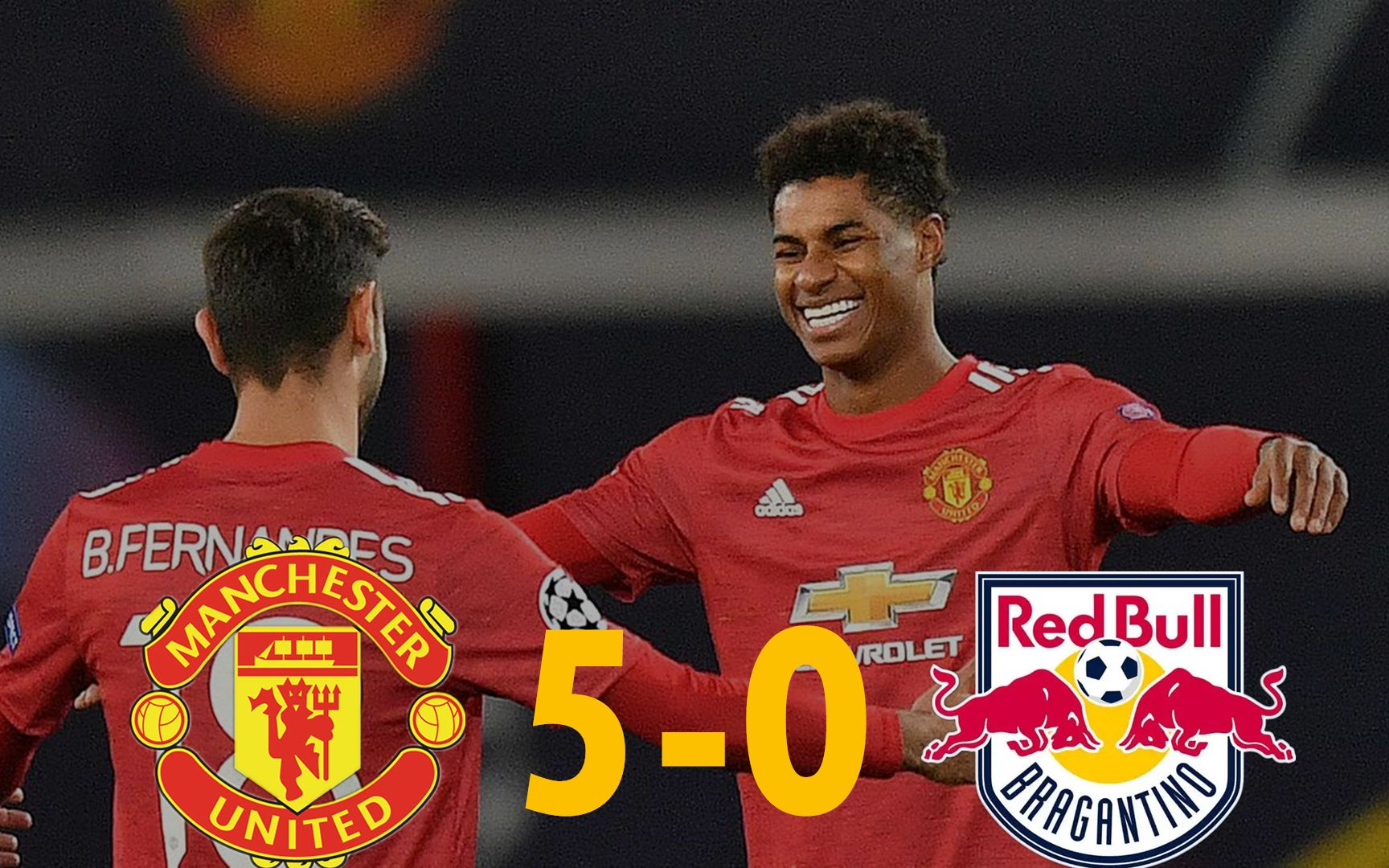 莱比锡红牛横扫丹麦，拉什福德关键制胜